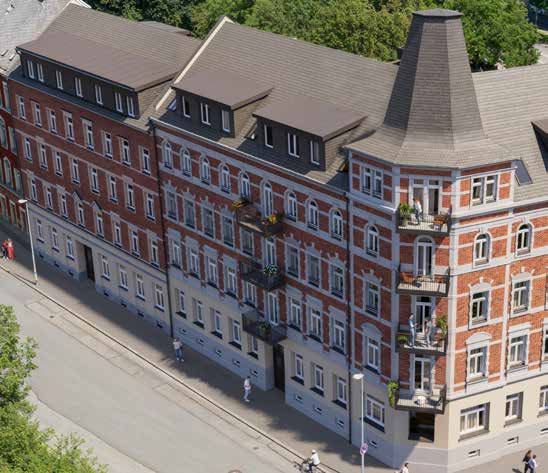 Visualisierung mit Balkonen